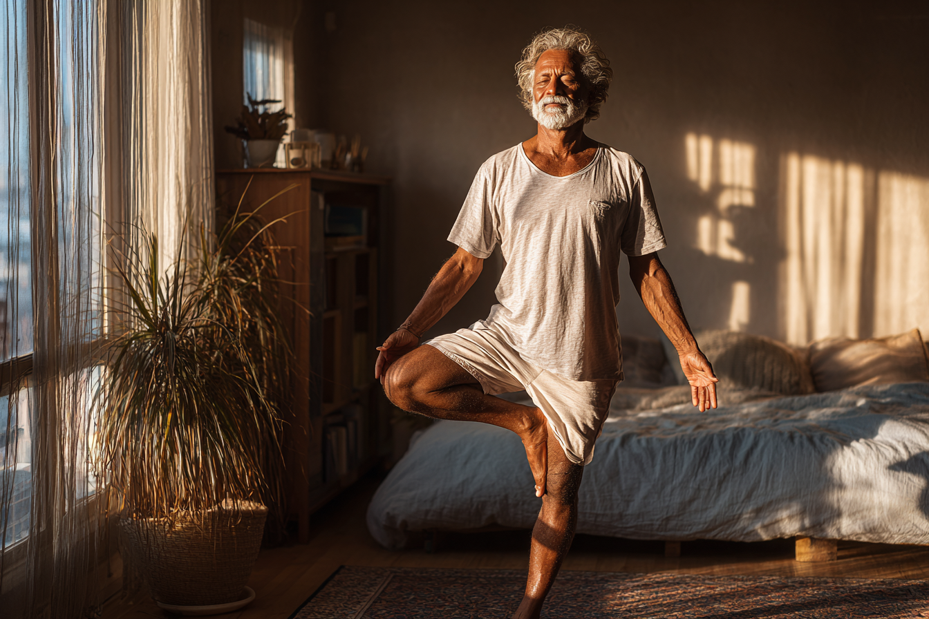 Прогрес занять йогою для людей зрілого віку